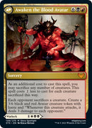 Extus, Oriq Overlord // Awaken the Blood Avatar (PRE-149S) [Strixhaven: School of Mages Promos] Foil