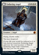 Enduring Angel // Angelic Enforcer (MID-017) [Innistrad: Midnight Hunt]: (Double Faced Transform)