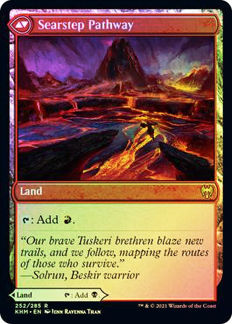 Blightstep Pathway // Searstep Pathway (PRE-252S) [Kaldheim Promos] Foil