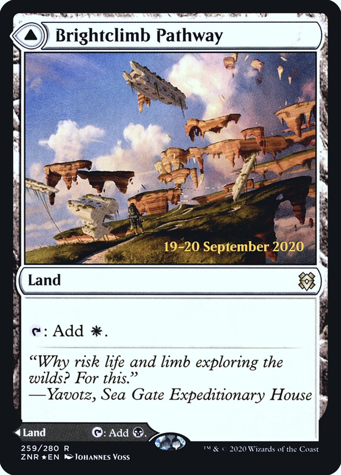 Brightclimb Pathway // Grimclimb Pathway (PRE-259S) [Zendikar Rising Promos] Foil