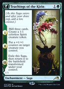 Teachings of the Kirin // Kirin-Touched Orochi (PRE-212S) [Kamigawa: Neon Dynasty Promos]: (fandfc, enchantment) Foil
