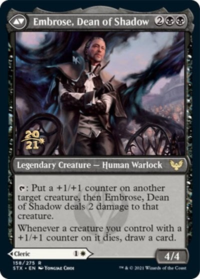 Shaile, Dean of Radiance // Embrose, Dean of Shadow (PRE-158S) [Strixhaven: School of Mages Promos] Foil