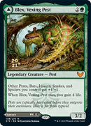 Blex, Vexing Pest // Search for Blex (PRE-148S) [Strixhaven: School of Mages Promos] Foil