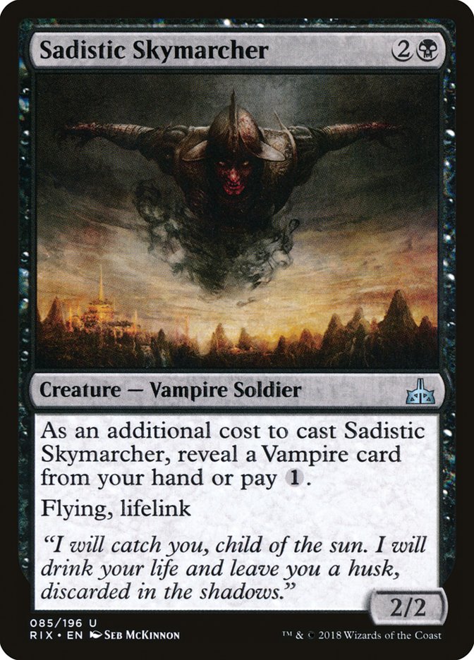 Sadistic Skymarcher (RIX-085) [Rivals of Ixalan]