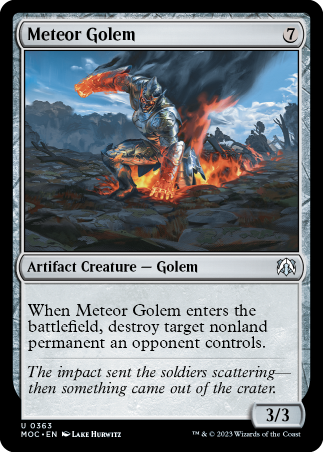 Meteor Golem [March of the Machine Commander]