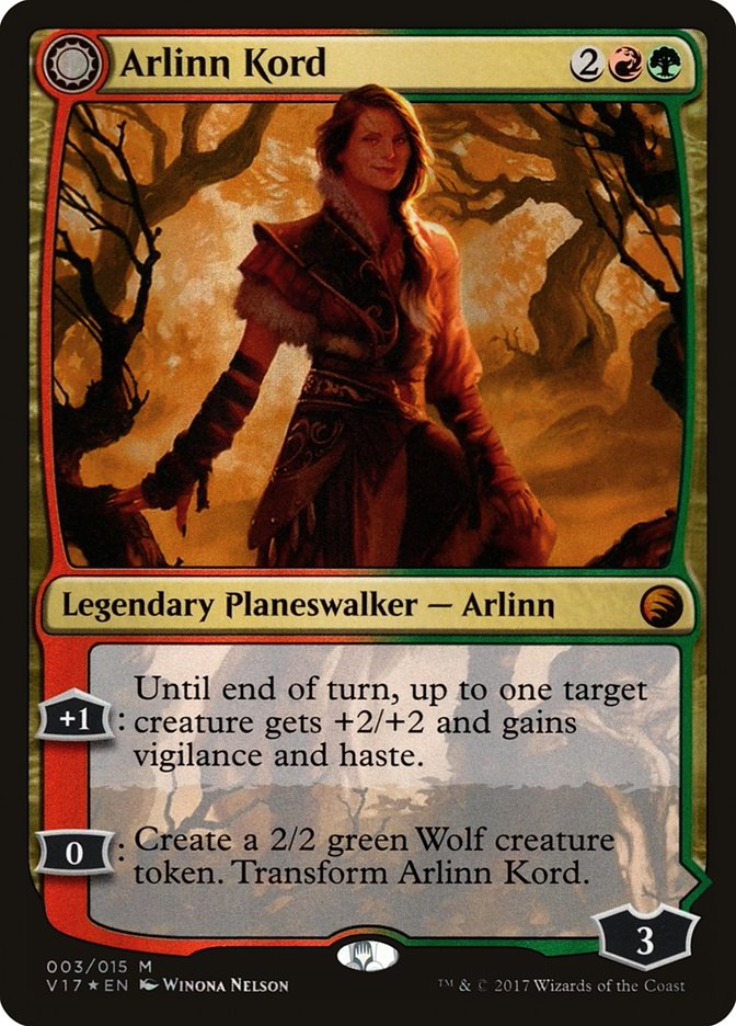 Arlinn Kord // Arlinn, Embraced by the Moon (V17-003) [From the Vault: Transform]: (Double Faced Transform) Foil