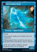 Malevolent Hermit // Benevolent Geist (MID-061) [Innistrad: Midnight Hunt]: (Double Faced Transform)