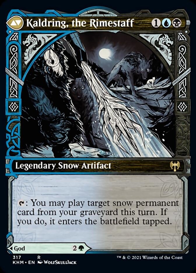 Jorn, God of Winter // Kaldring, the Rimestaff (KHM-317) [Kaldheim]: (Showcase)