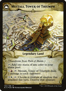 Path of Mettle // Metzali, Tower of Triumph (PRE-165S) [Rivals of Ixalan Promos]: (compasslanddfc) Foil