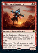 Reckless Stormseeker // Storm-Charged Slasher (MID-157) [Innistrad: Midnight Hunt]: (Double Faced Transform)
