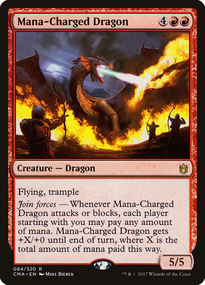 Mana-Charged Dragon (CMA-084) [Commander Anthology]