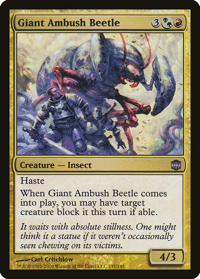 Giant Ambush Beetle (ARB-137) [Alara Reborn]