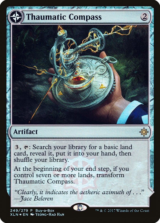 Thaumatic Compass // Spires of Orazca (BABP-249) [XLN Treasure Chest]: (compasslanddfc) Foil