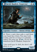 Jacob Hauken, Inspector // Hauken's Insight (VOW-065) [Innistrad: Crimson Vow]: (Double Faced Transform)