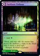 Darkbore Pathway // Slitherbore Pathway (PRE-254S) [Kaldheim Promos] Foil