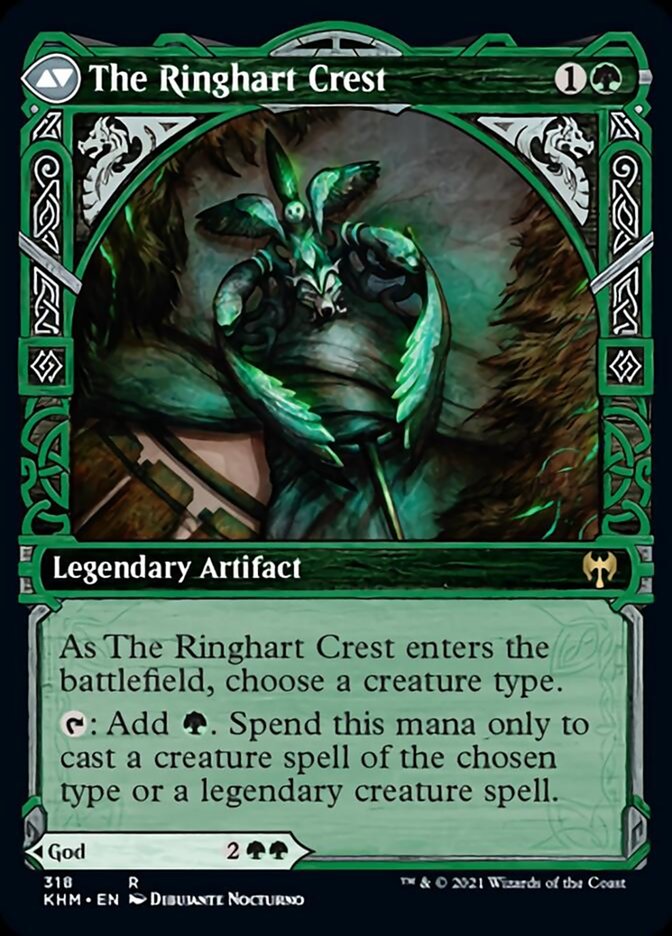 Kolvori, God of Kinship // The Ringhart Crest (KHM-318) [Kaldheim]: (Showcase)