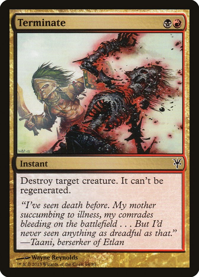 Terminate (DDK-064) [Duel Decks: Sorin vs. Tibalt]