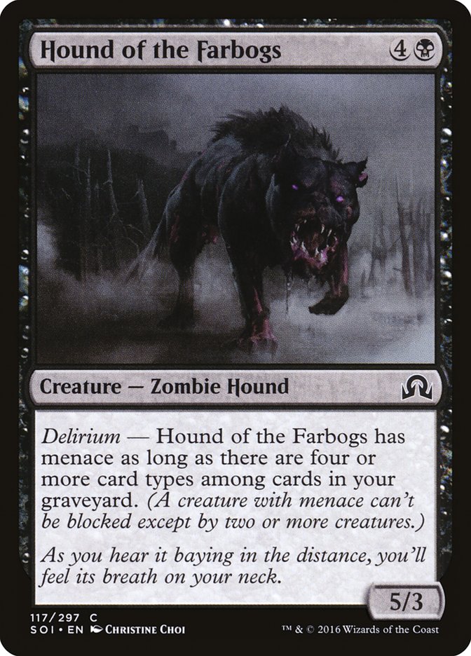 Hound of the Farbogs (SOI-117) [Shadows over Innistrad]