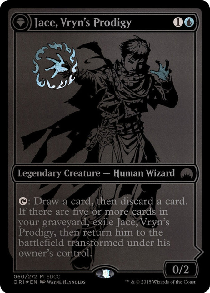 Jace, Vryn's Prodigy // Jace, Telepath Unbound (MEDIA-060) [San Diego Comic-Con 2015]: (originpwdfc) Foil