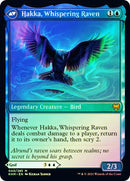Alrund, God of the Cosmos // Hakka, Whispering Raven (PRE-40S) [Kaldheim Promos] Foil
