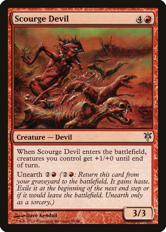 Scourge Devil (DDK-055) [Duel Decks: Sorin vs. Tibalt]