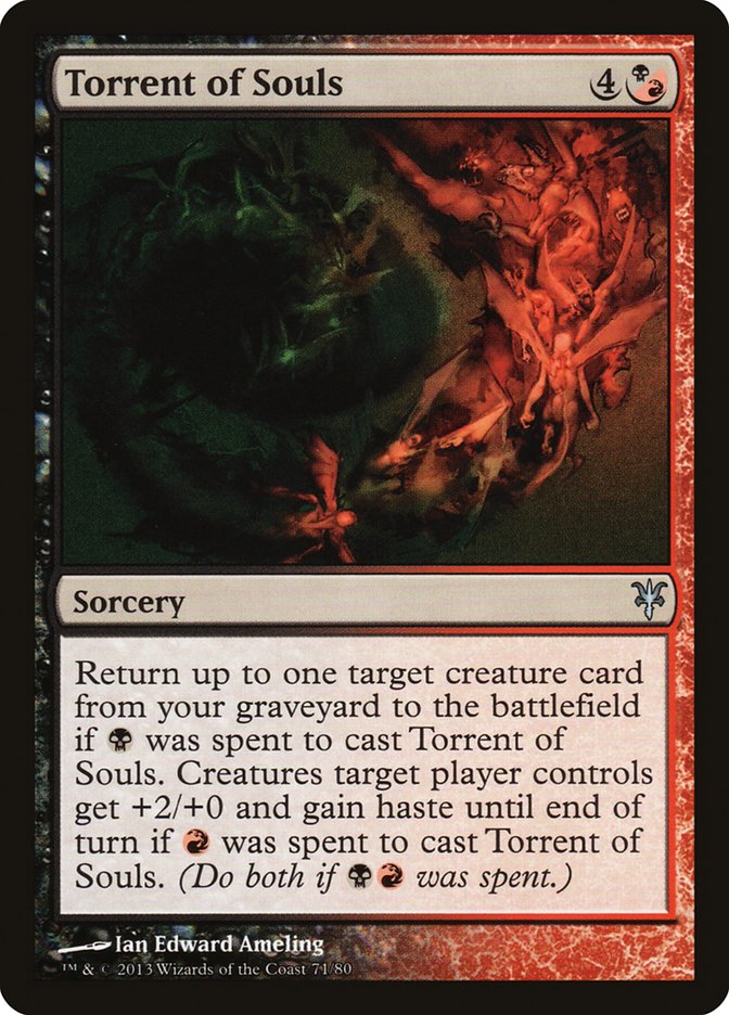 Torrent of Souls (DDK-071) [Duel Decks: Sorin vs. Tibalt]