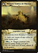 Hadana's Climb // Winged Temple of Orazca (PRE-158S) [Rivals of Ixalan Promos]: (compasslanddfc) Foil