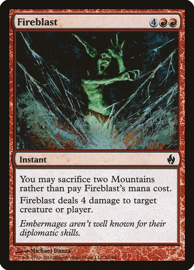 Fireblast (PD2-026) [Premium Deck Series: Fire and Lightning] Foil