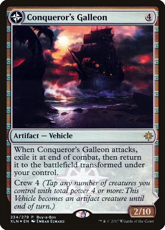 Conqueror's Galleon // Conqueror's Foothold (BABP-234) [XLN Treasure Chest]: (compasslanddfc) Foil