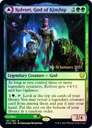 Kolvori, God of Kinship // The Ringhart Crest (PRE-181S) [Kaldheim Promos] Foil